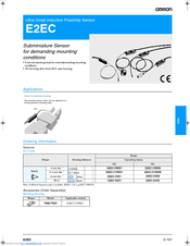 OMRON E2EC - Datasheet