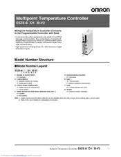 OMRON E5ZE-8VCAD1TCB-V2 Datasheet