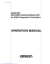 OMRON E5ZN-DRT Operation Manual