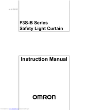 OMRON F3S-B482P Instruction Manual