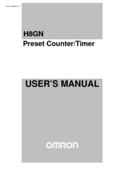 OMRON H8GN - V1.1 User Manual