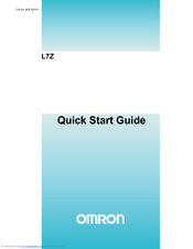OMRON L7Z - Quick Start Manual
