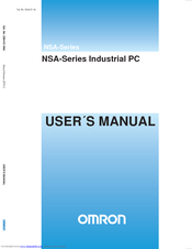 OMRON NSA12-TX12B User Manual