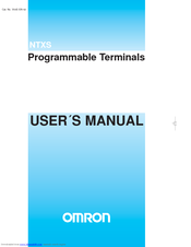 OMRON NT3S-ST124B-E Manual