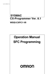 OMRON SYSMAC CX-Programmer 8.1 Operation Manual