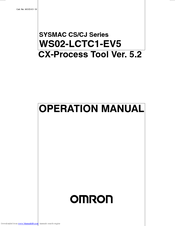 OMRON WS02-LCTC1-EV5 - V5.2 REV 12-2008 Manual