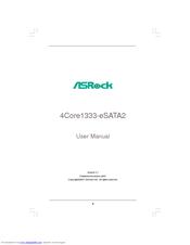 ASROCK 4Core1333-eSATA2 User Manual