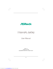 ASROCK 775i915PL-SATA2 User Manual
