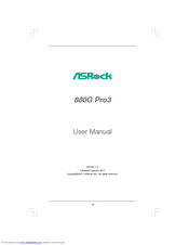 ASROCK 880G Pro3 User Manual