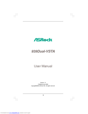 ASROCK 939Dual-VSTA User Manual
