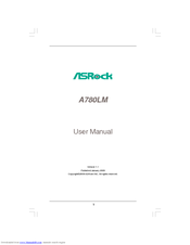 ASROCK A780LM User Manual