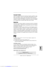 ASROCK M3A UCC - Installation Manual