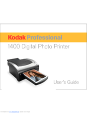 KODAK 8116253 - PRO 1400 Photo Printer User Manual