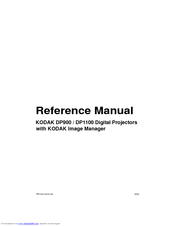 KODAK DP1100 - Digital Projector Reference Manual