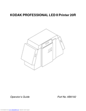 KODAK LED II PRINTER 20R - OPERATOR'S GUIDE Operator's Manual