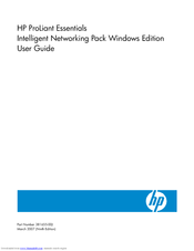 HP NC325m - PCI Express Quad Port Gigabit Server Adapter User Manual