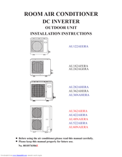 Haier AU362AIERA Installation Instructions Manual
