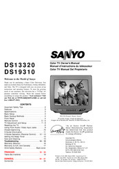 Sanyo DS13320, DS19310 Owner's Manual