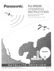 Panasonic TUIRD20 - DSS RECEIVER Operating Instructions Manual