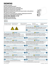 Siemens 3NX1016 Operating Instructions Manual