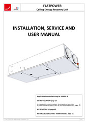 Zehnder Rittling FLATPOWER 1300 Installation, Service And User Manual