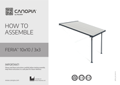 Palram canopia FERIA 10x10 / 3x3 How To Assemble