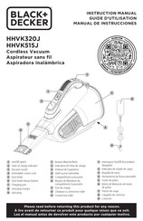 Black & Decker HHVK320J61 Instruction Manual