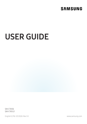 Samsung SM-F741B User Manual