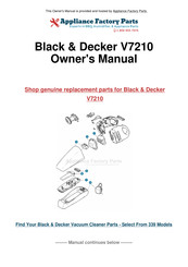 Black & Decker Powerful Solutions V4820 Original Instructions Manual