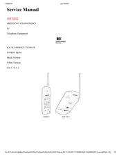 Panasonic KX-TC1001W Service Manual