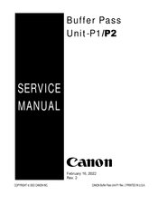 Canon p1 Service Manual