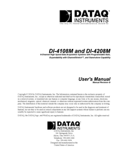 Dataq Instruments DI-4208M User Manual