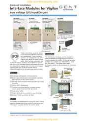 Honeywell GENT S4-34490 Data And Installation