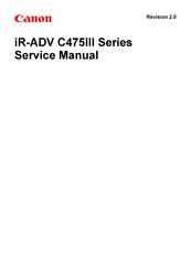 Canon iR-ADV C475I III Service Manual