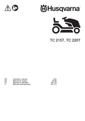 Husqvarna TC 215T Operator's Manual