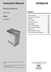 Hitachi LTT H0JWT Instruction Manual