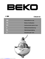 BEKO CN228120 Instructions For Use Manual
