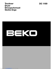 BEKO DC 1169 Manual