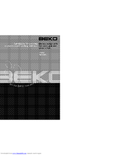 Beko DCC4521 Installation & Operating Instructions And Cooking Guidance