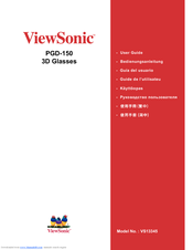 ViewSonic PGD-150 User Manual