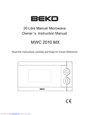 BEKO MWC 2010 MX Manual