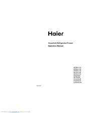 HAIER AFL631CS -  3 Operation Manual