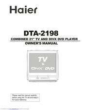 HAIER DTA21F98 Owner's Manual