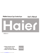 HAIER GDZ3.5-1 User Manual