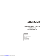 HAIER L20AV6A-A0 Operating Instructions Manual