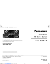 Panasonic SC-AKX14 Owner's Manual