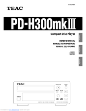 TEAC PD-H300mkIII Owner's Manual