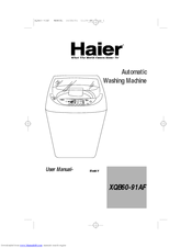 HAIER XQB60-91AF - 07-01 User Manual