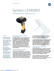 Symbol LS3408-FZ20005 Specification Sheet
