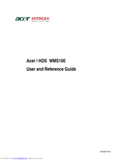 Acer HDS WMS100 Reference Manual